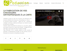 Tablet Screenshot of podaction.fr